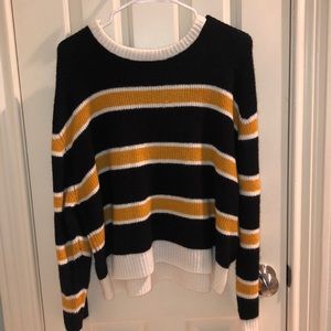 Long Sleeved Striped Sweater